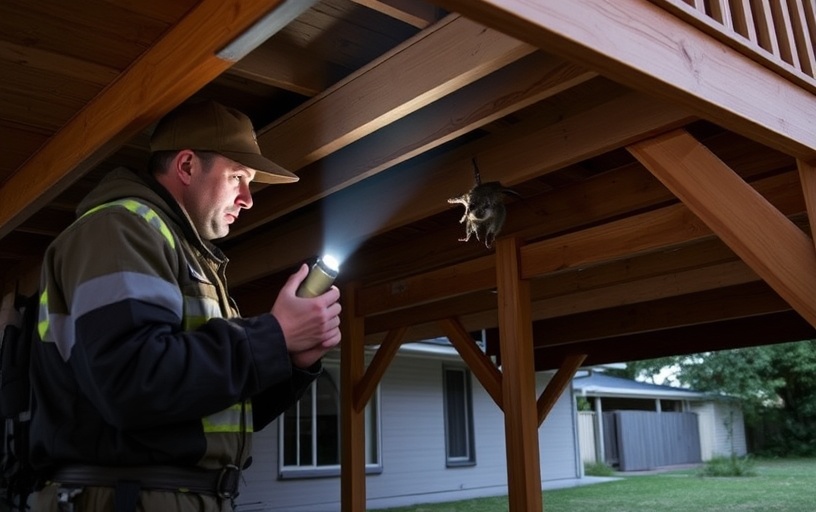 Under Deck Possum Removal in Nutfield